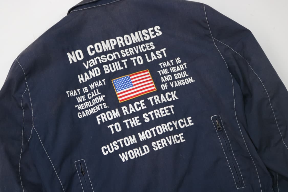 밴슨 빈티지 레이싱 자켓 상품이미지7