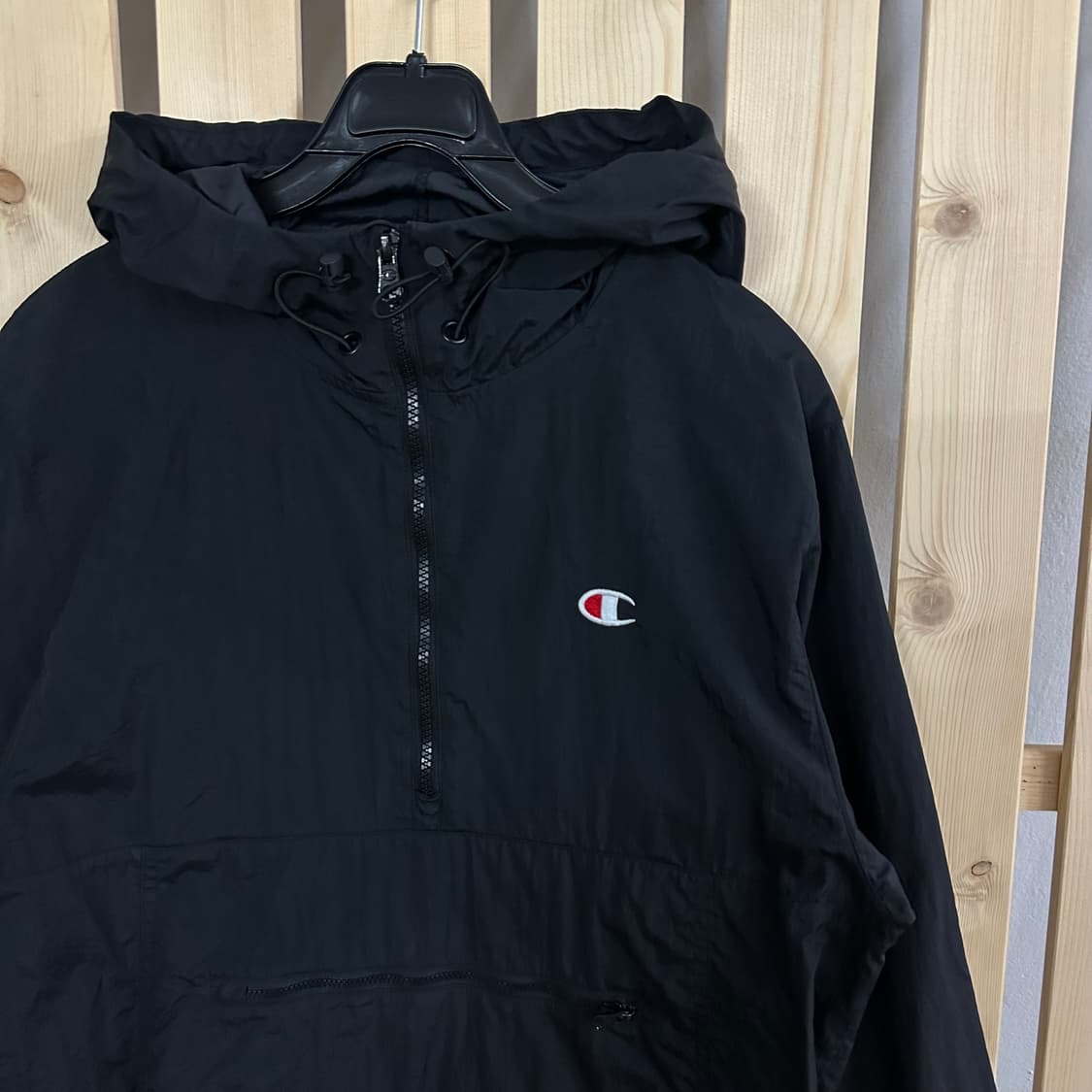 (S) 챔피온 블랙 반집업 아노락 상품이미지4