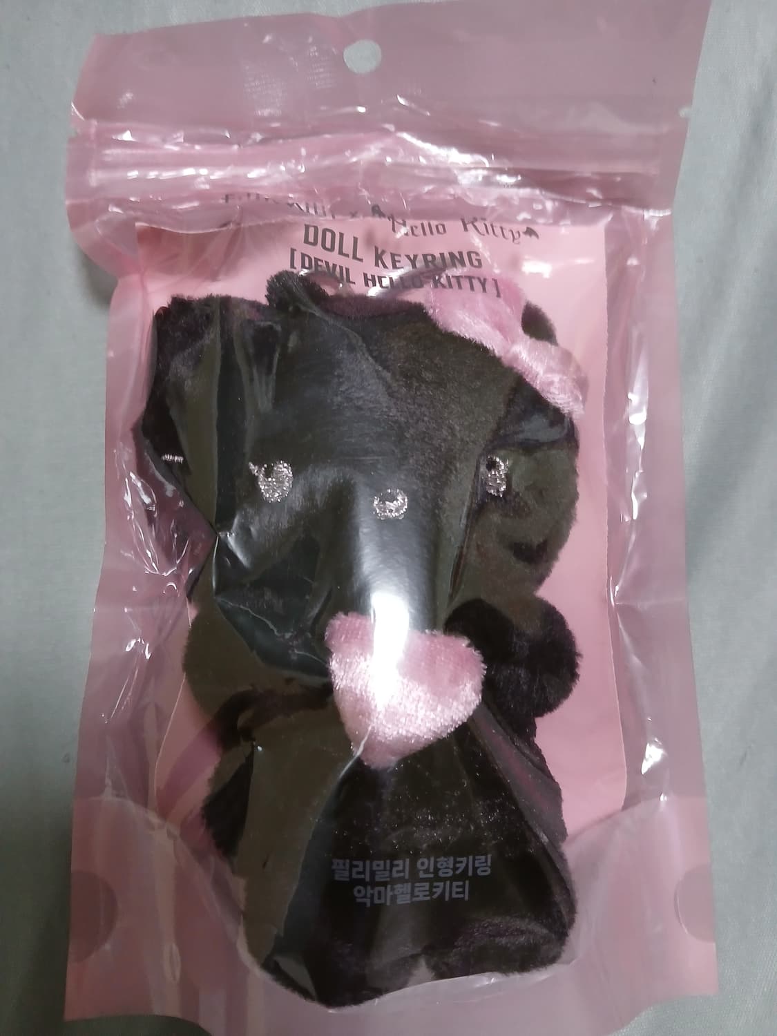 필리밀리 악마 헬로키티 인형 키링 새상품 상품이미지1