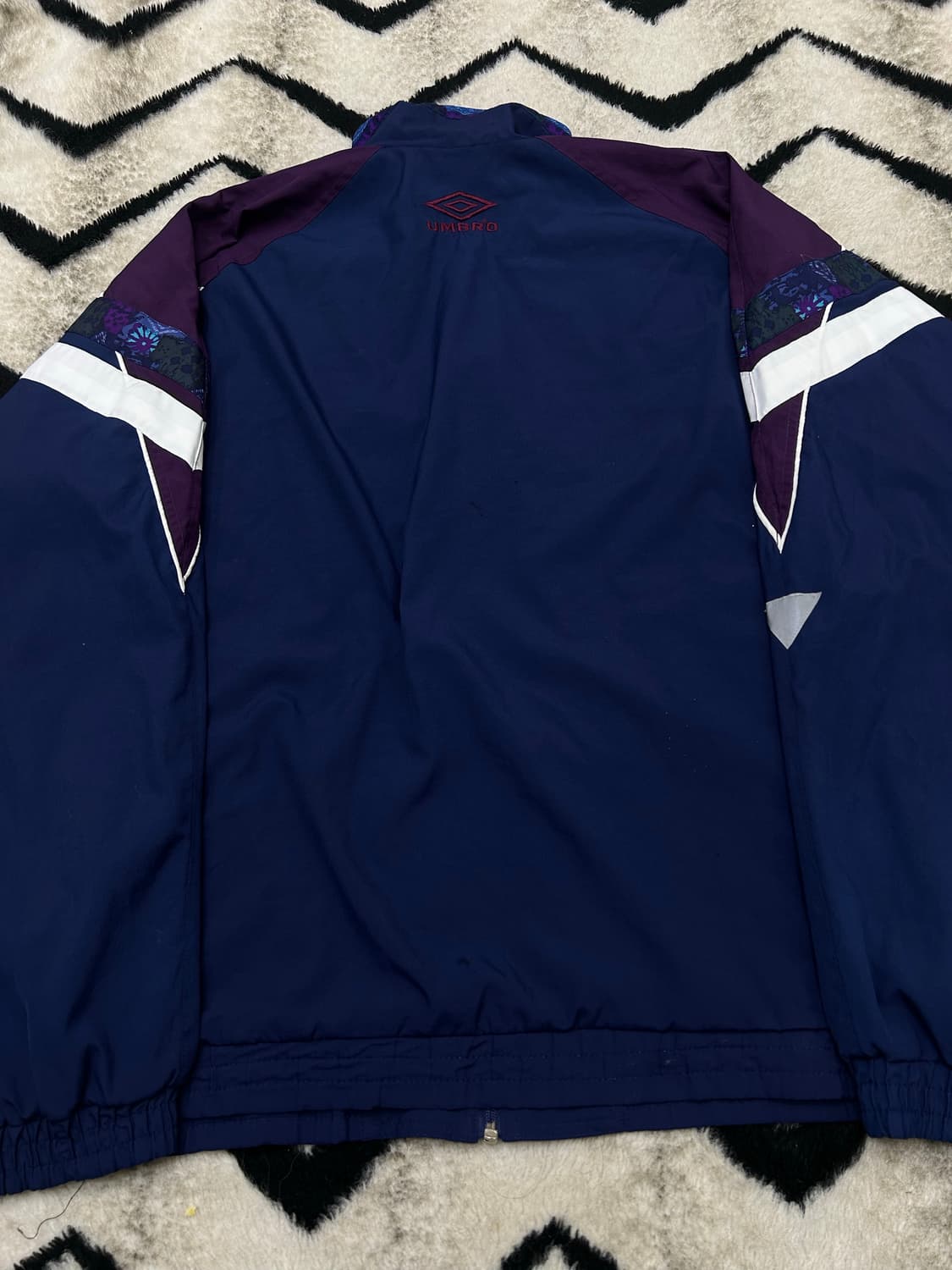 [XL]엄브로90s 올드스쿨 오버핏 바람막이/퍼플네이비 상품이미지4