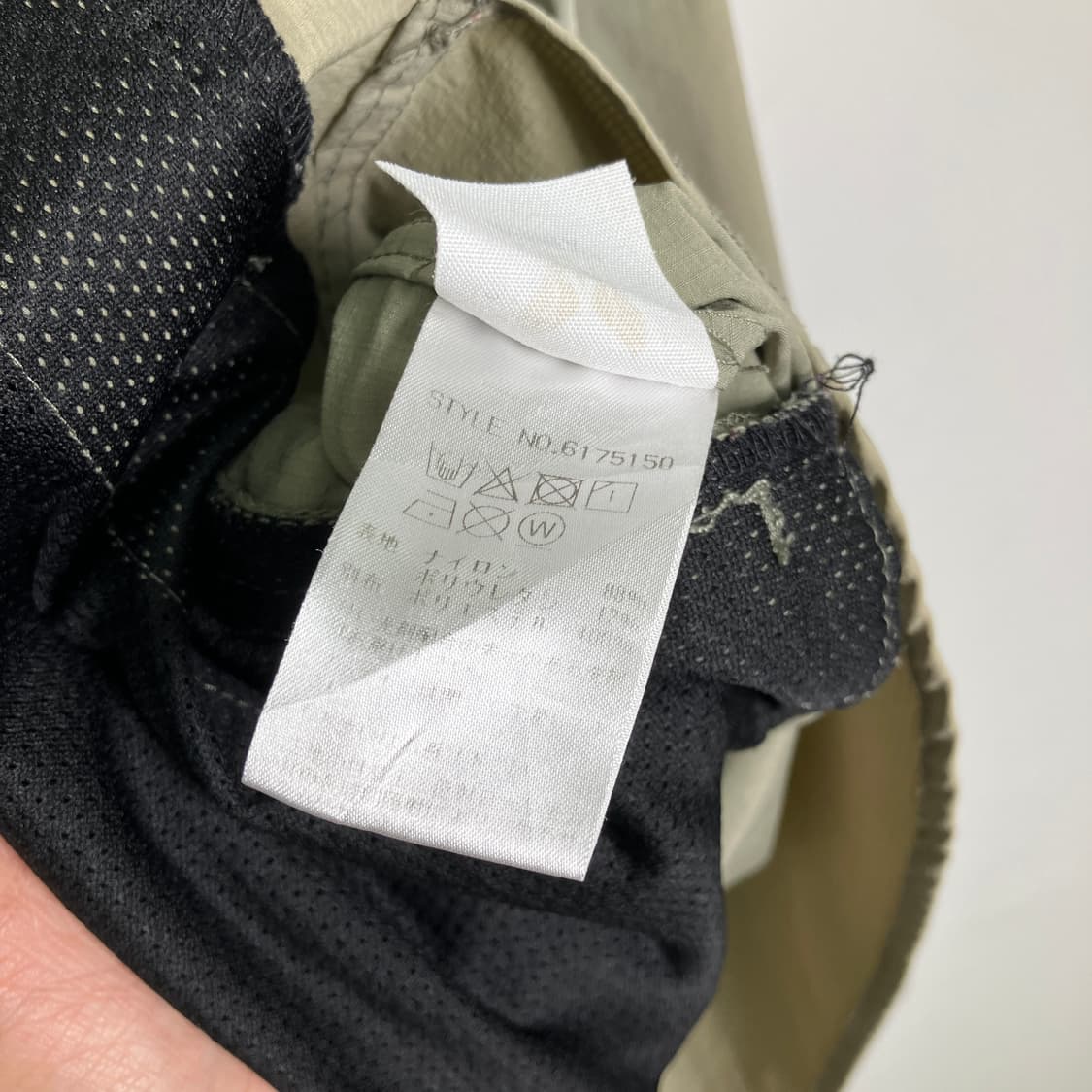 Avirex 아비렉스 카키 나일론 후드 자켓 M 상품이미지8