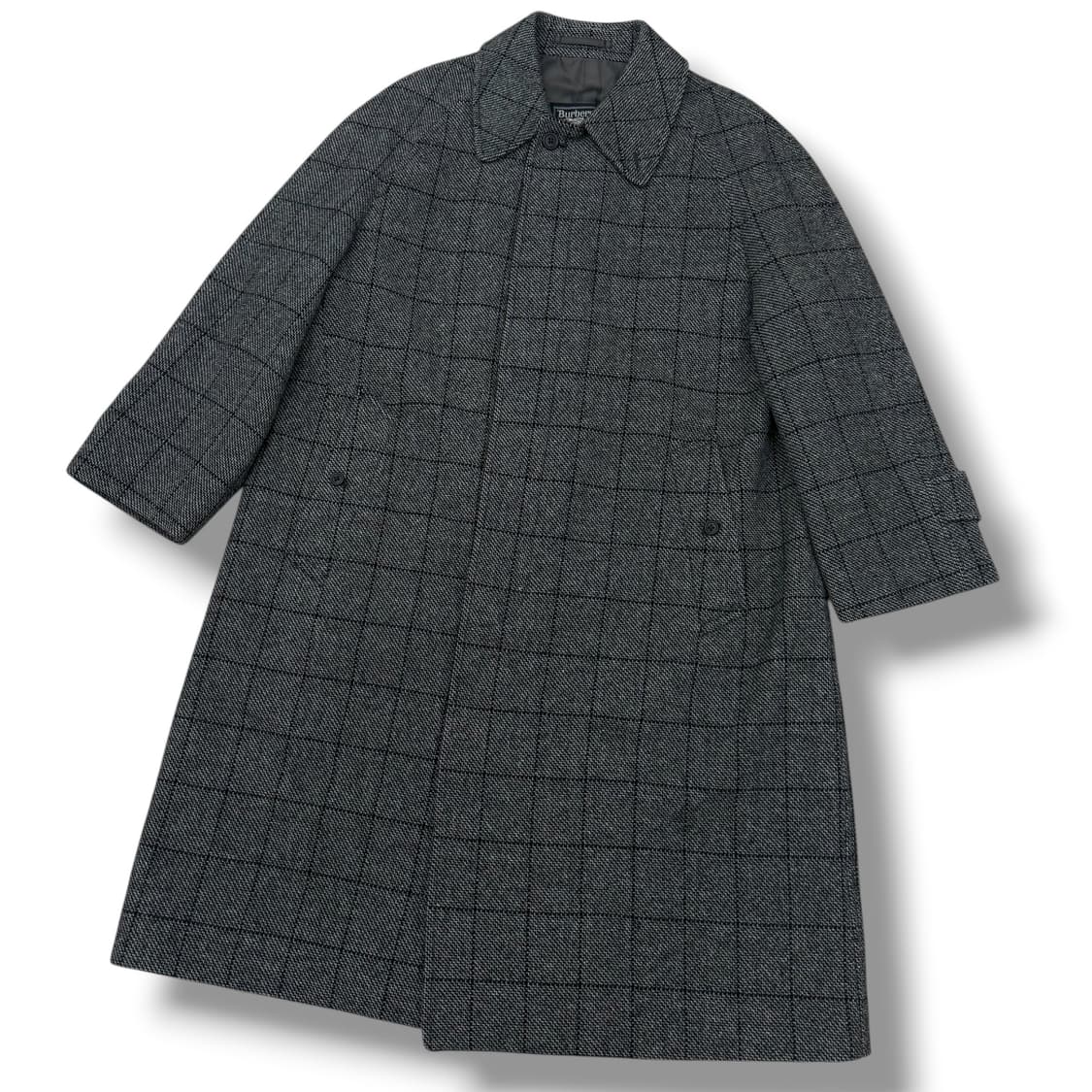 버버리 체크 발마칸 울코트 상품이미지4