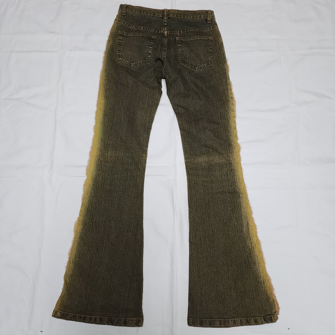 보헤미안 빈티지 웨스턴 퍼 테슬 스톤 부츠컷 팬츠 상품이미지3