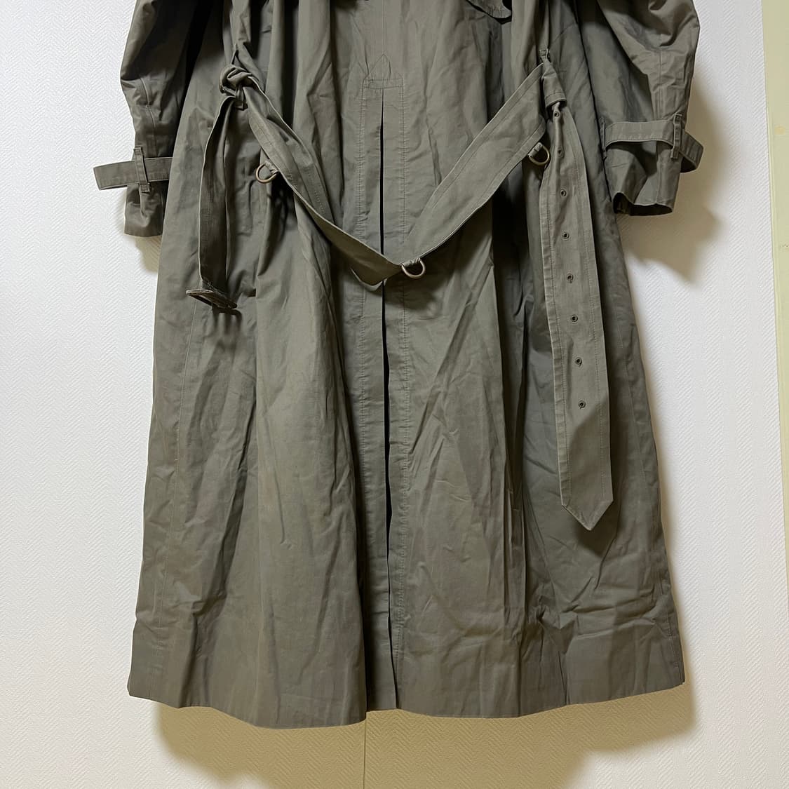 버버리 더블 브레스티드 울카라 트렌치코트 38 상품이미지5