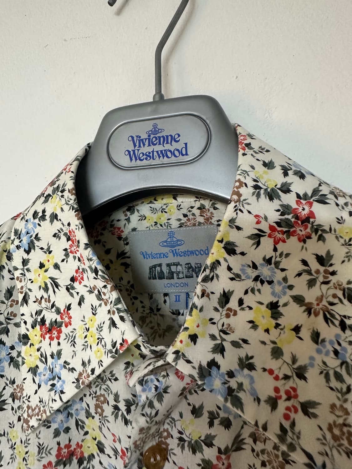 비비안웨스트우드 맨 셔츠 플로럴 패턴 상품이미지2
