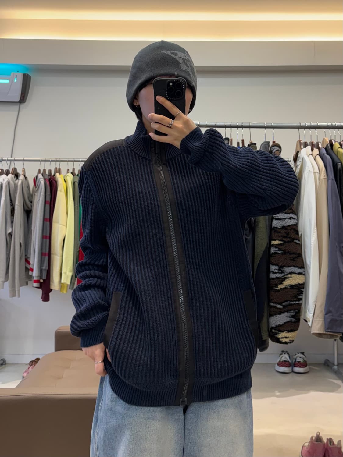 캘빈클라인 진 니트집업 상품이미지6