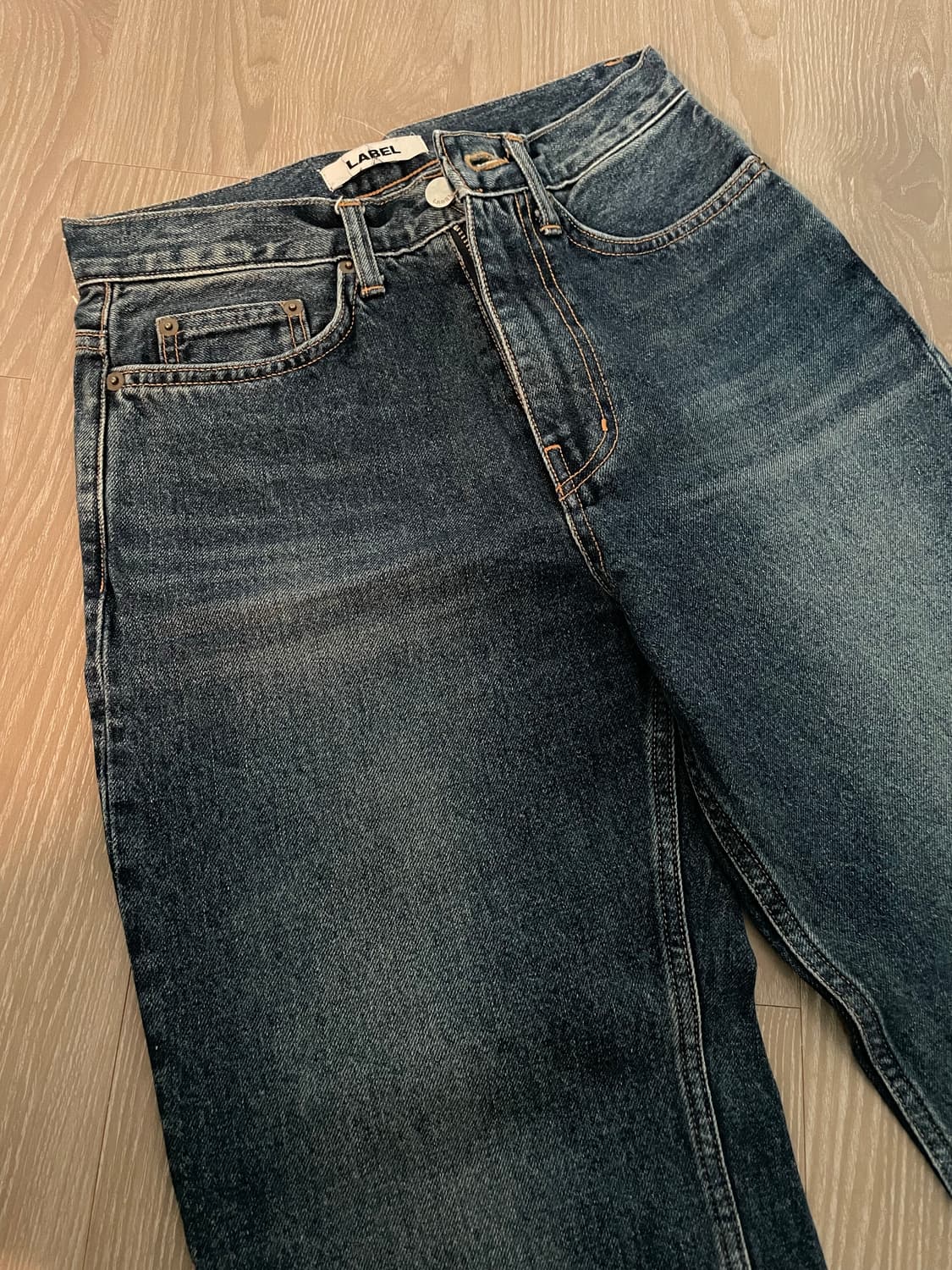 라벨아카이브 와이드 핏 데님 청바지 상품이미지8