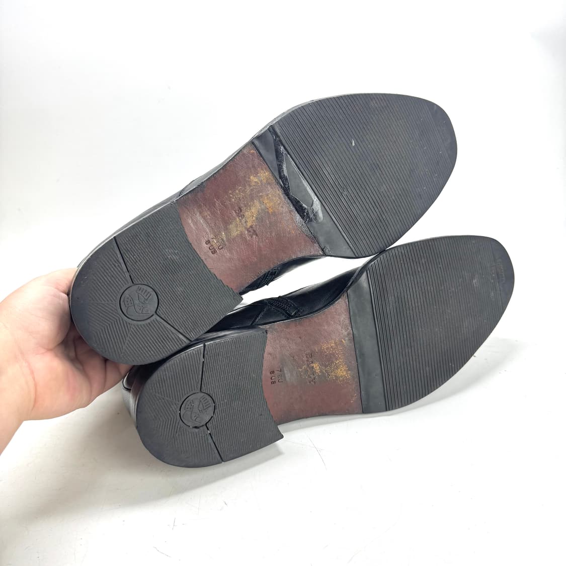 260)발리 빈티지 집업 레더 부츠 상품이미지10