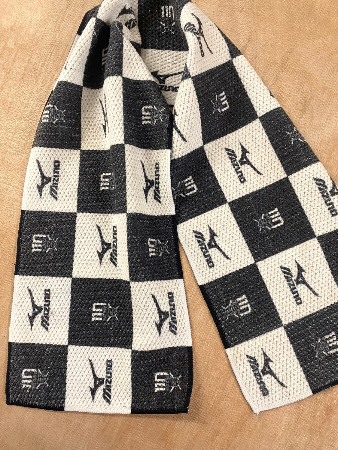 MIZUNO checker board muffler 체커보드 머플러 상품이미지4