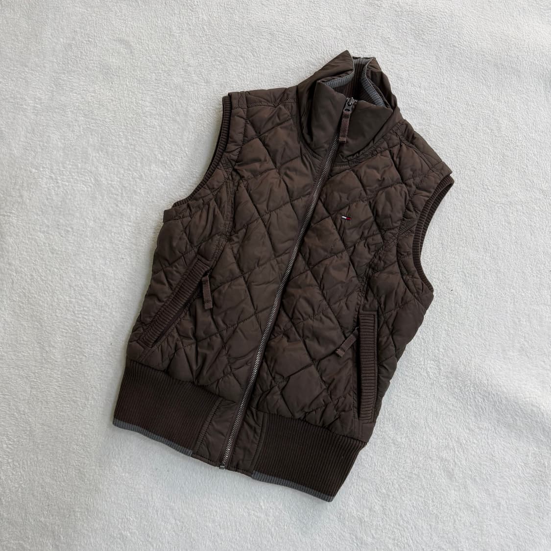 S 타미힐피거 퀼팅 패딩 조끼 0325T 상품이미지1