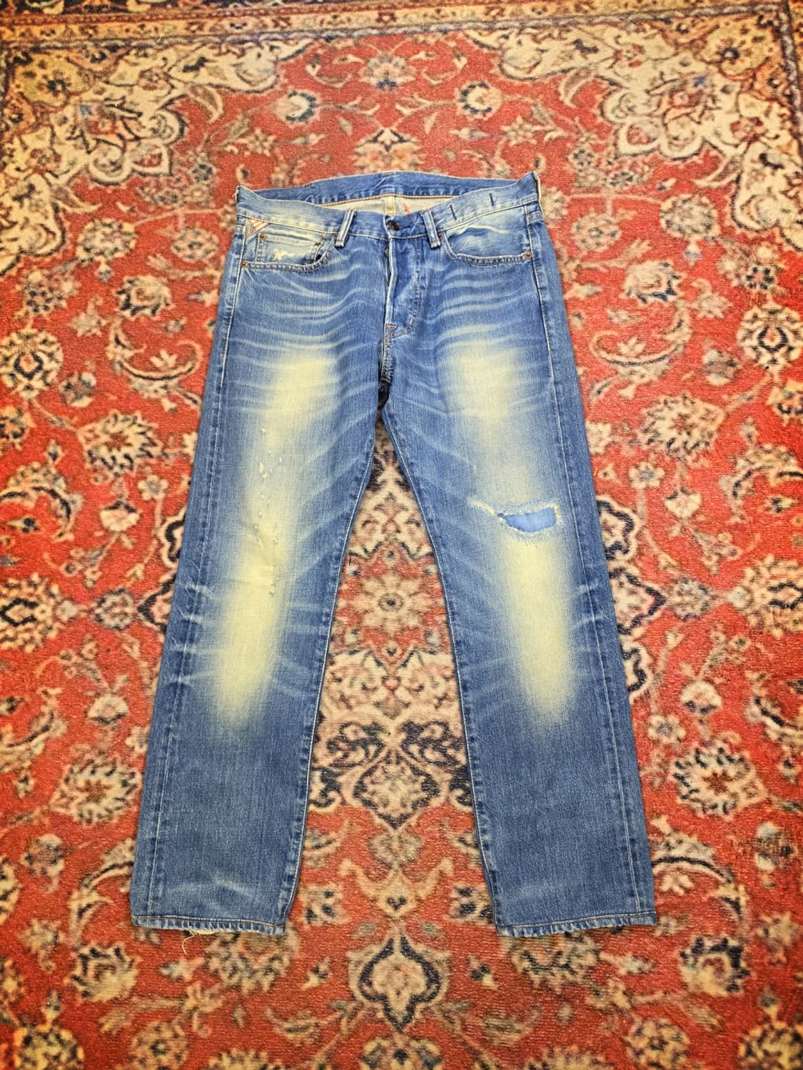 랄프 로렌(Ralph Lauren)빈티지 인디고 데님 팬츠 상품이미지3