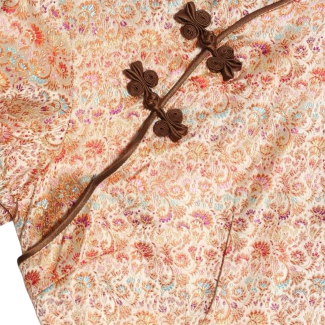 [Vintage] Salmon Oriental Qipao 상품이미지4