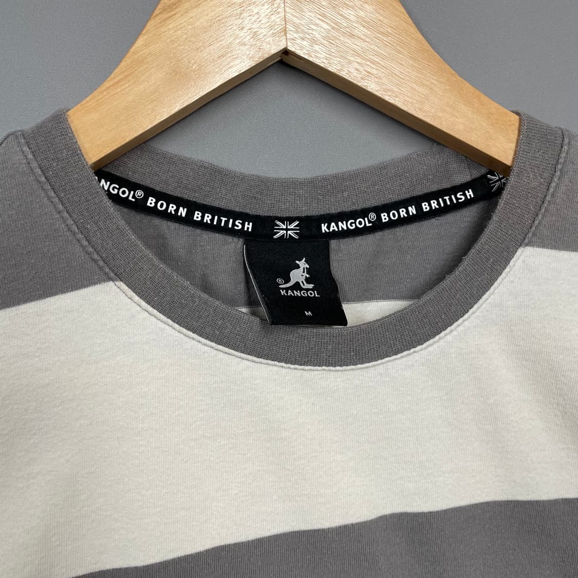 캉골 단가라 반팔티 그레이 M [052304] 상품이미지5