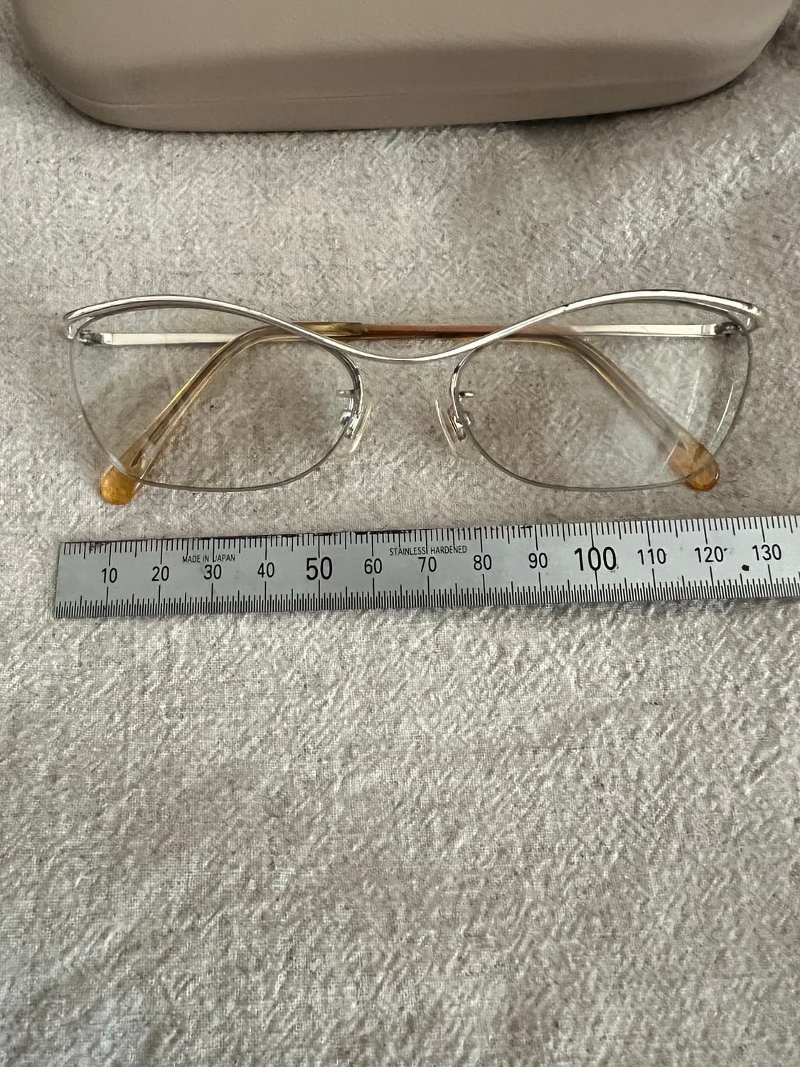 하쿠산메가네 백산안경 반무테 안경 상품이미지2