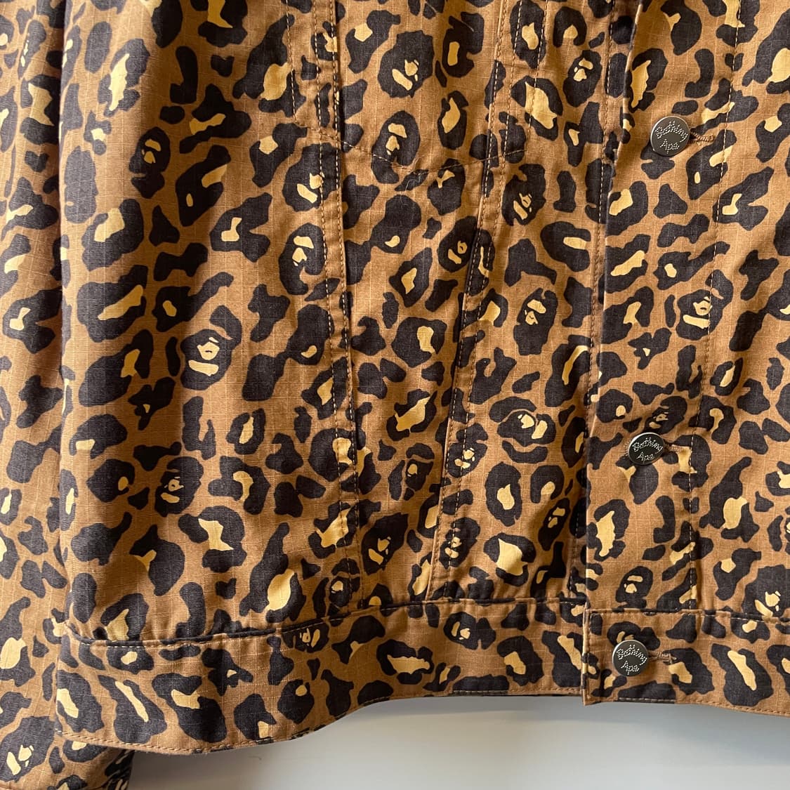 베이프 황계 레오파드 트러커 자켓 상품이미지3