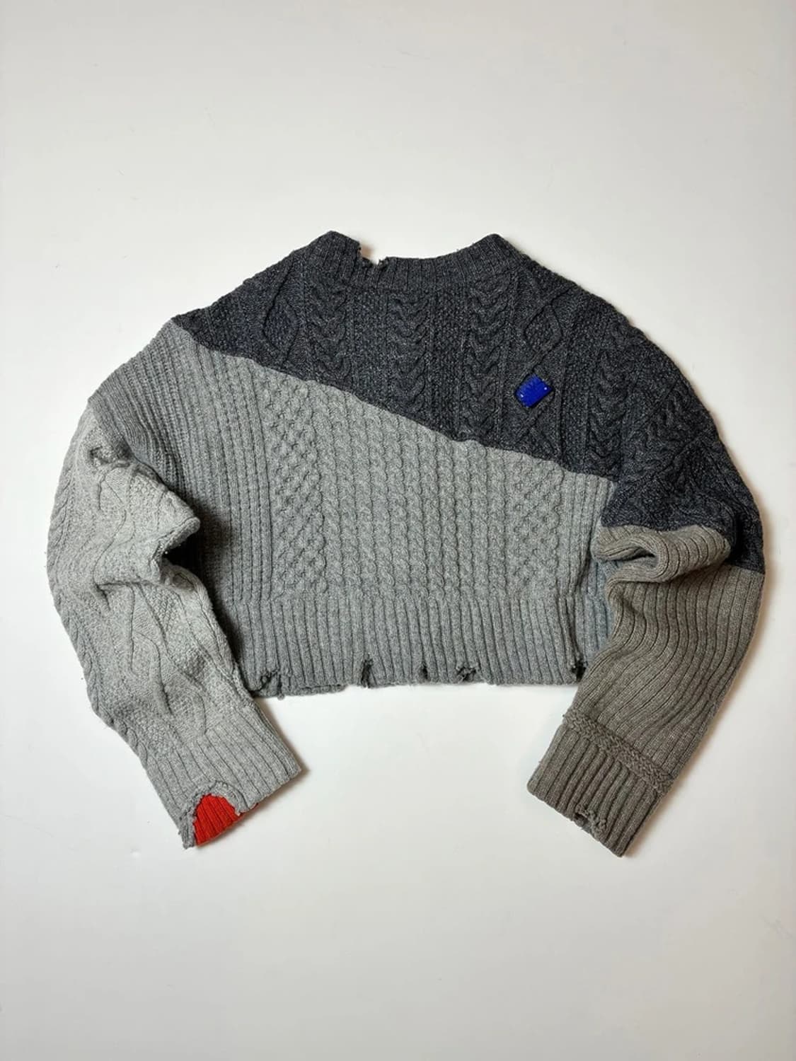 아더에러 x 자라 디스트로이드 크롭 니트 가디건 PN8886 상품이미지6