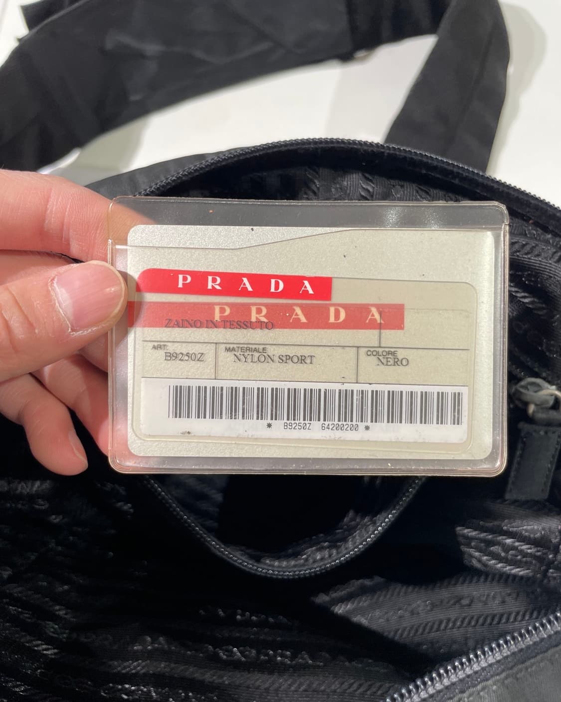 프라다 스포츠 네로 나일론 슬링백 상품이미지10