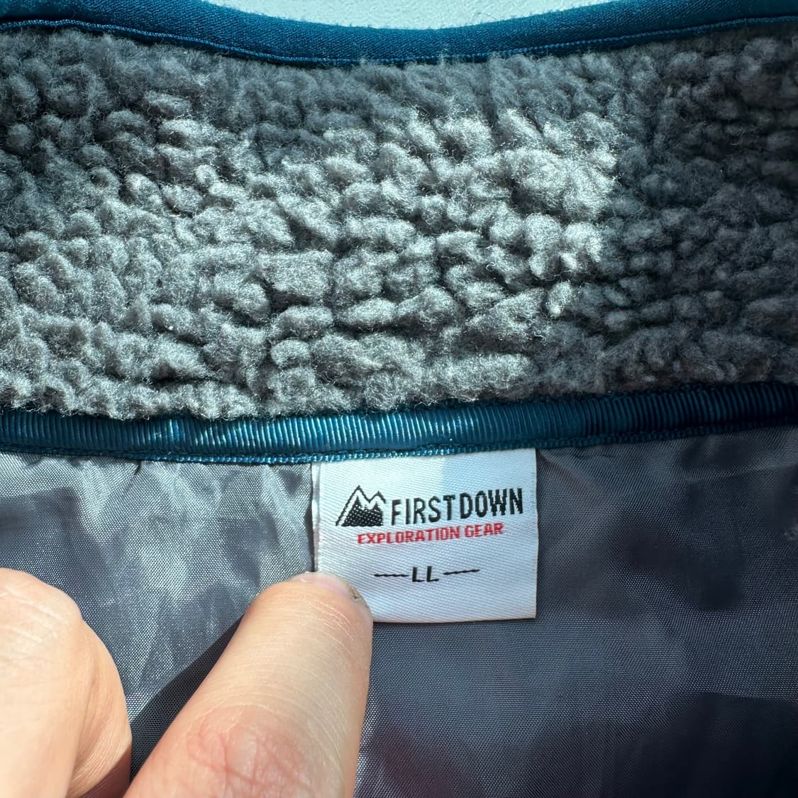 퍼스트 다운 컬러집업 후리스 상품이미지3