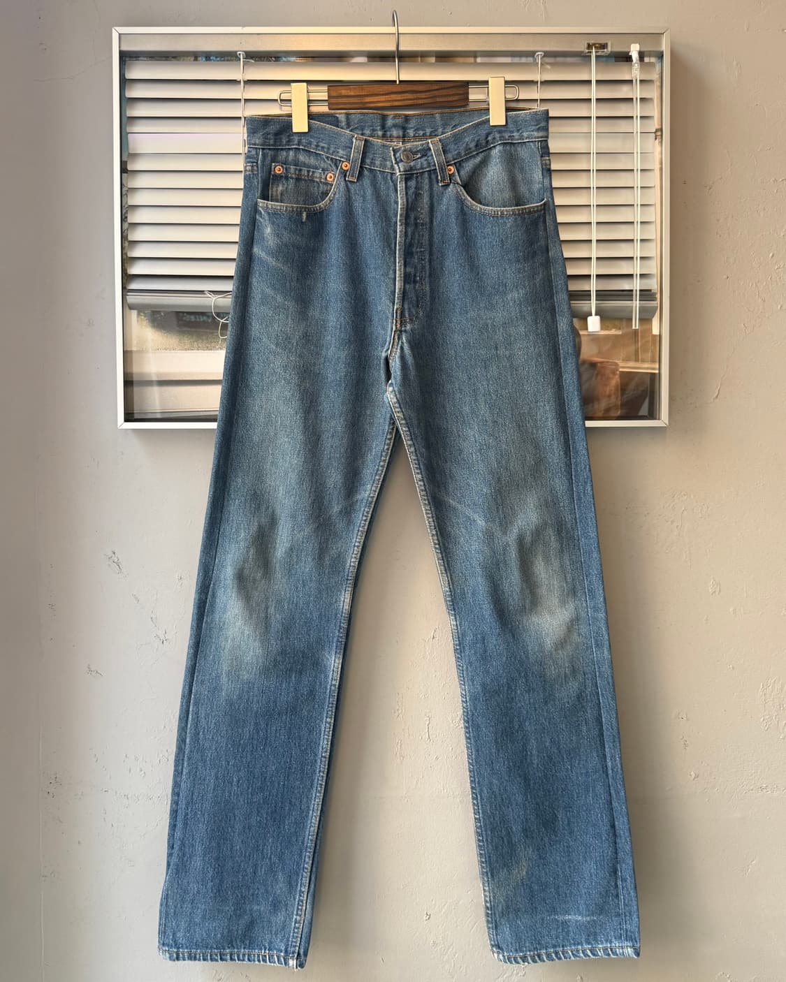 Levi's 501 90s USA washed denim pants 상품이미지1