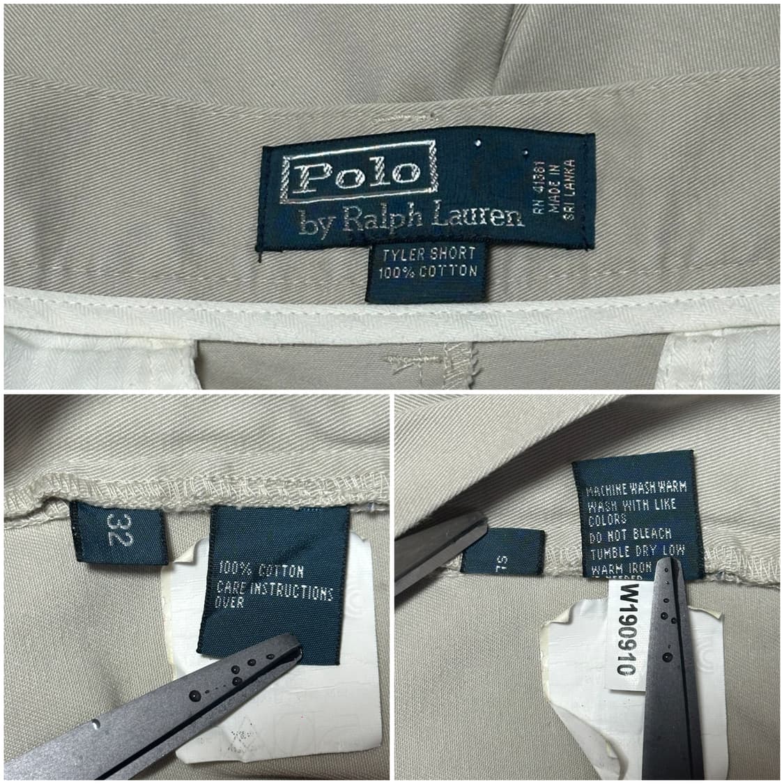 폴로랄프로렌 타일러쇼츠 치노 반바지/31-32/아이보리 상품이미지4