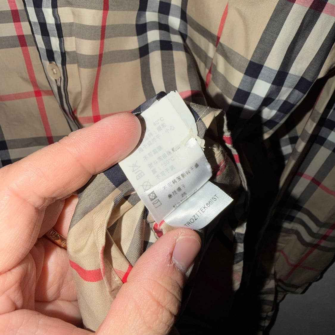 버버리 남성 노바체크 드레스 셔츠 L (105정도) 상품이미지10