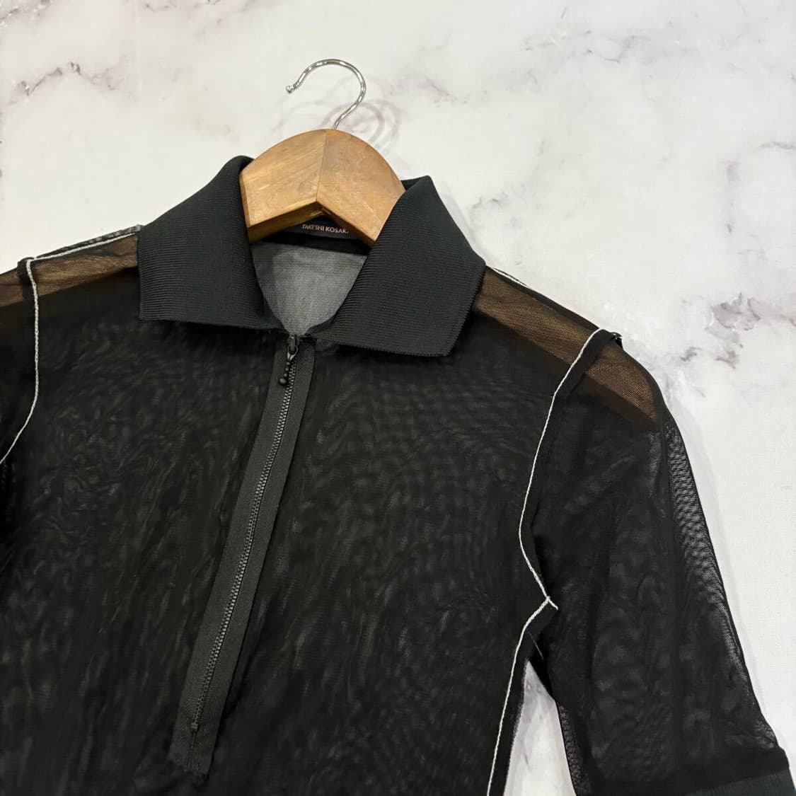 요지 야마모토 메쉬 드레스 상품이미지2