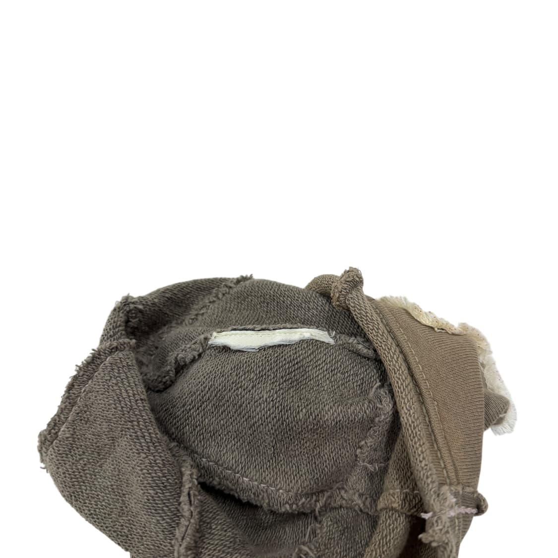 트루릴리전 Y2K 패치 그런지 데미지 코튼 비니 모자 카키 상품이미지3