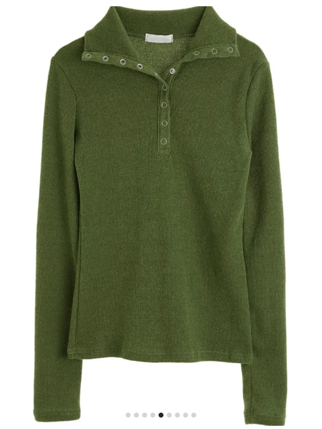 빈티지 카라 버튼 폴라티 상품이미지2