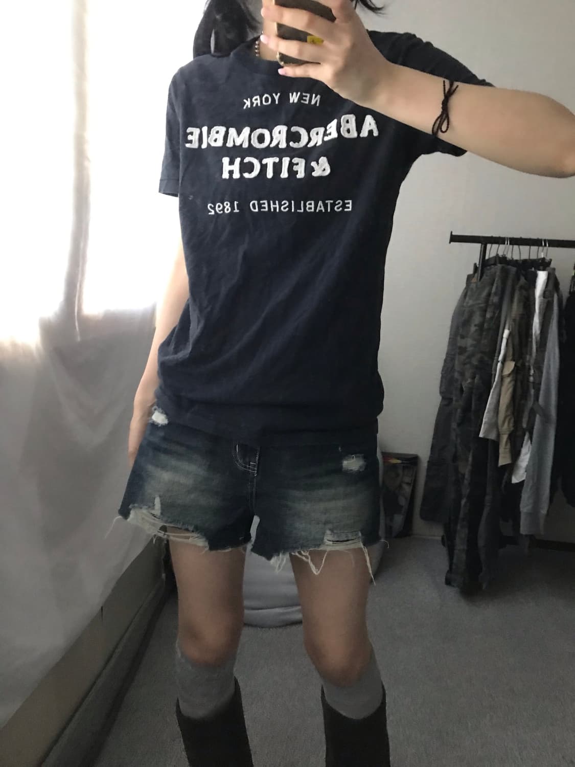 아베크롬비 네이비 반팔티셔츠 상품이미지6