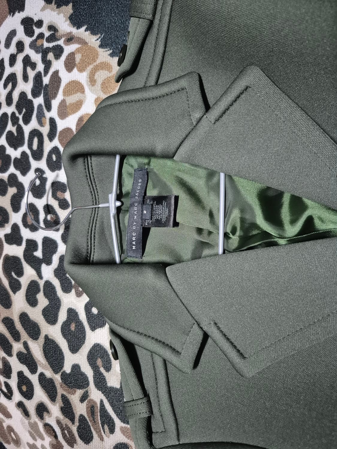 마크 바이 마크제이콥스 여성 카키 코트 M 정품 상품이미지2