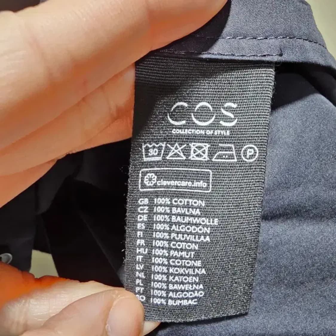 COS 네이비 셔츠 상품이미지8