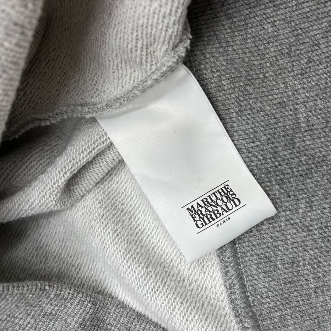 마리떼 프랑소와저버 센터로고 그레이 맨투맨 S 상품이미지6