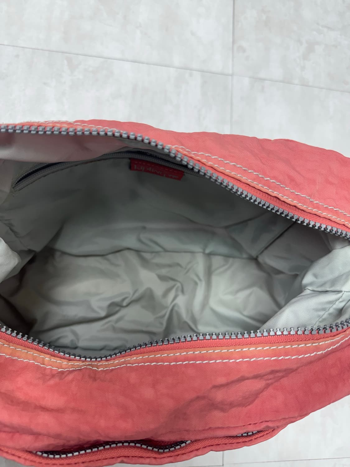 •Kipling 히피 Y2K 슬링백 코랄  상품이미지7