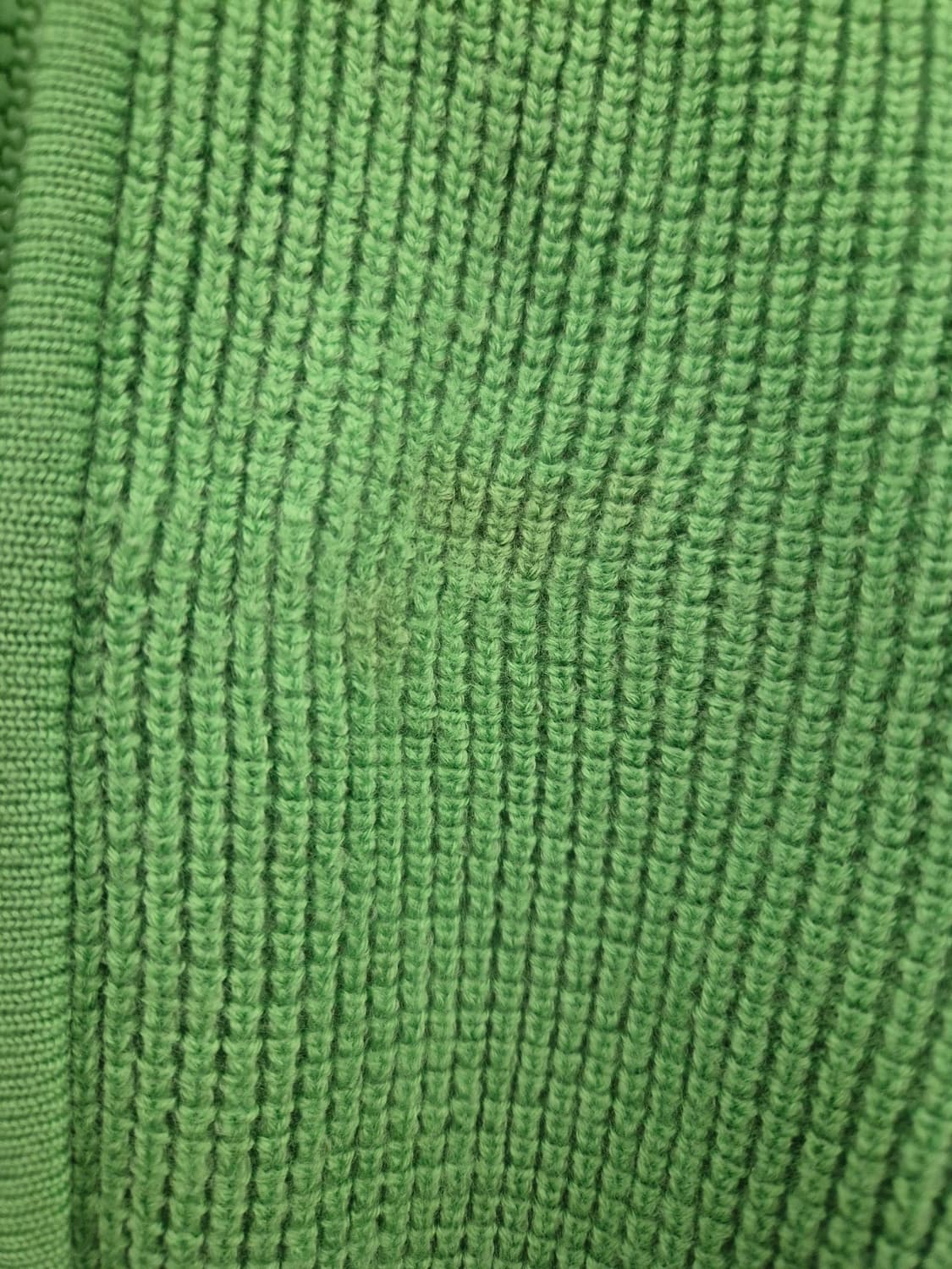 랑방 초록색 집업 니트 가디건 상품이미지6