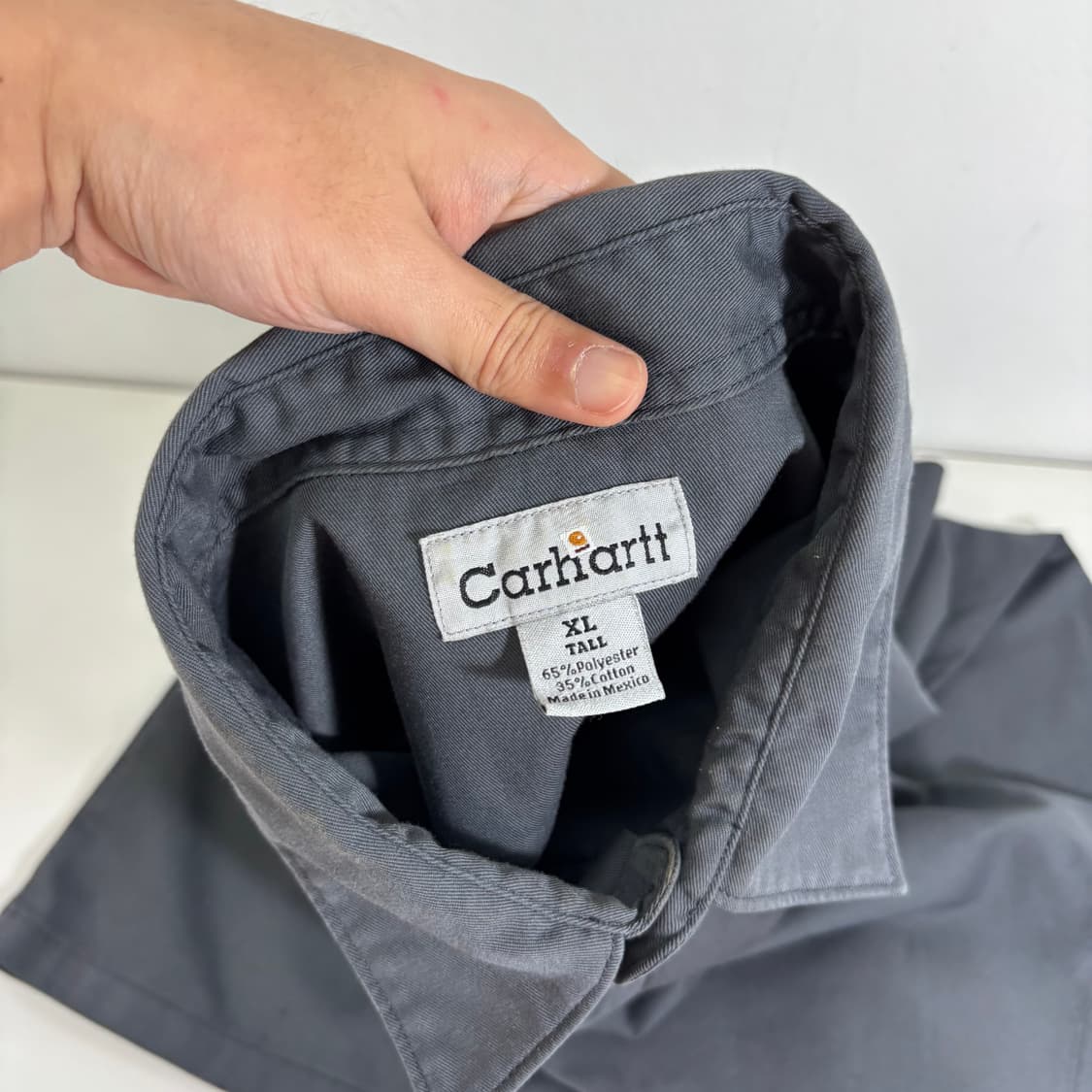 XL-XXL 칼하트 딥그린 오버핏 코튼 반팔셔츠 상품이미지4