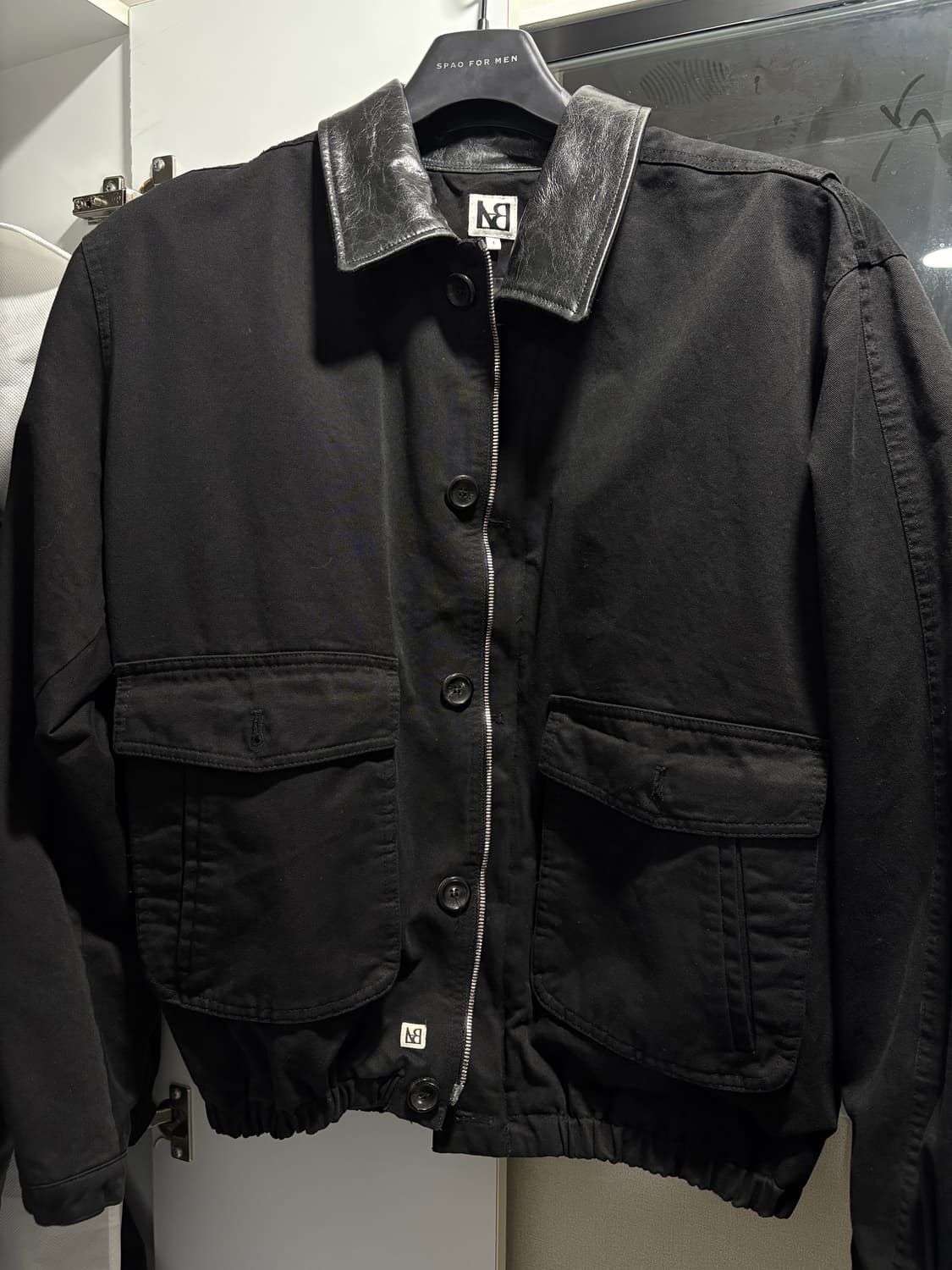 라벨아카이브 Carter cow leather collar jacket 상품이미지2