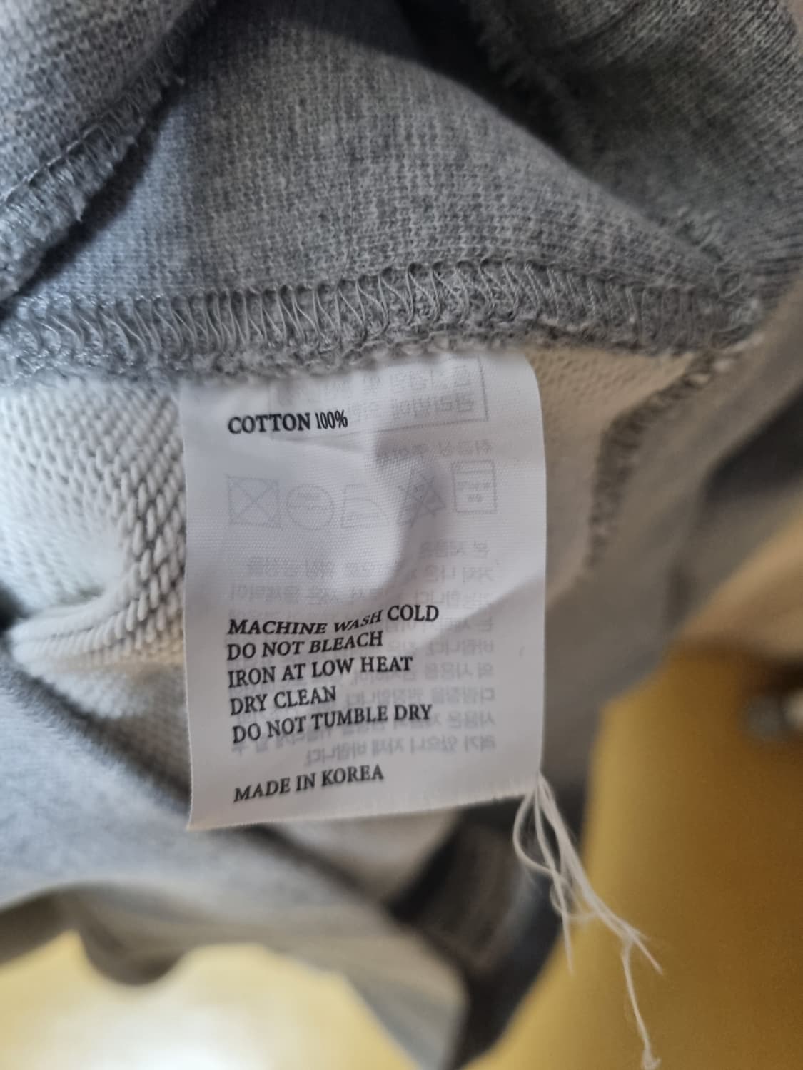 러프사이드 블렌디드 스웻 맨투맨 2사이즈 미디움그레이 상품이미지3