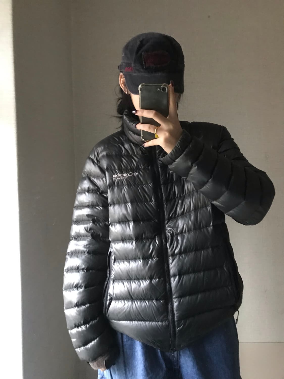 콜롬비아 딥카키 경량패딩 상품이미지1