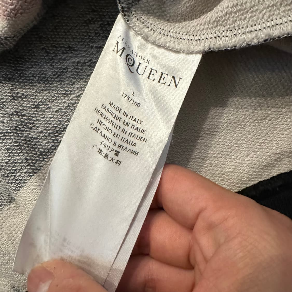 알렉산더 맥퀸 맨투맨 L 상품이미지7