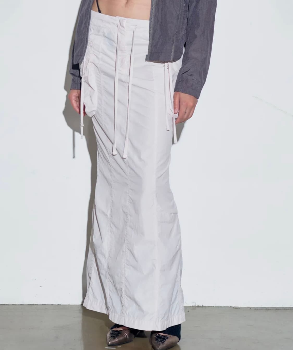 Sculptor Parachute Cargo Maxi Skirt 상품이미지1