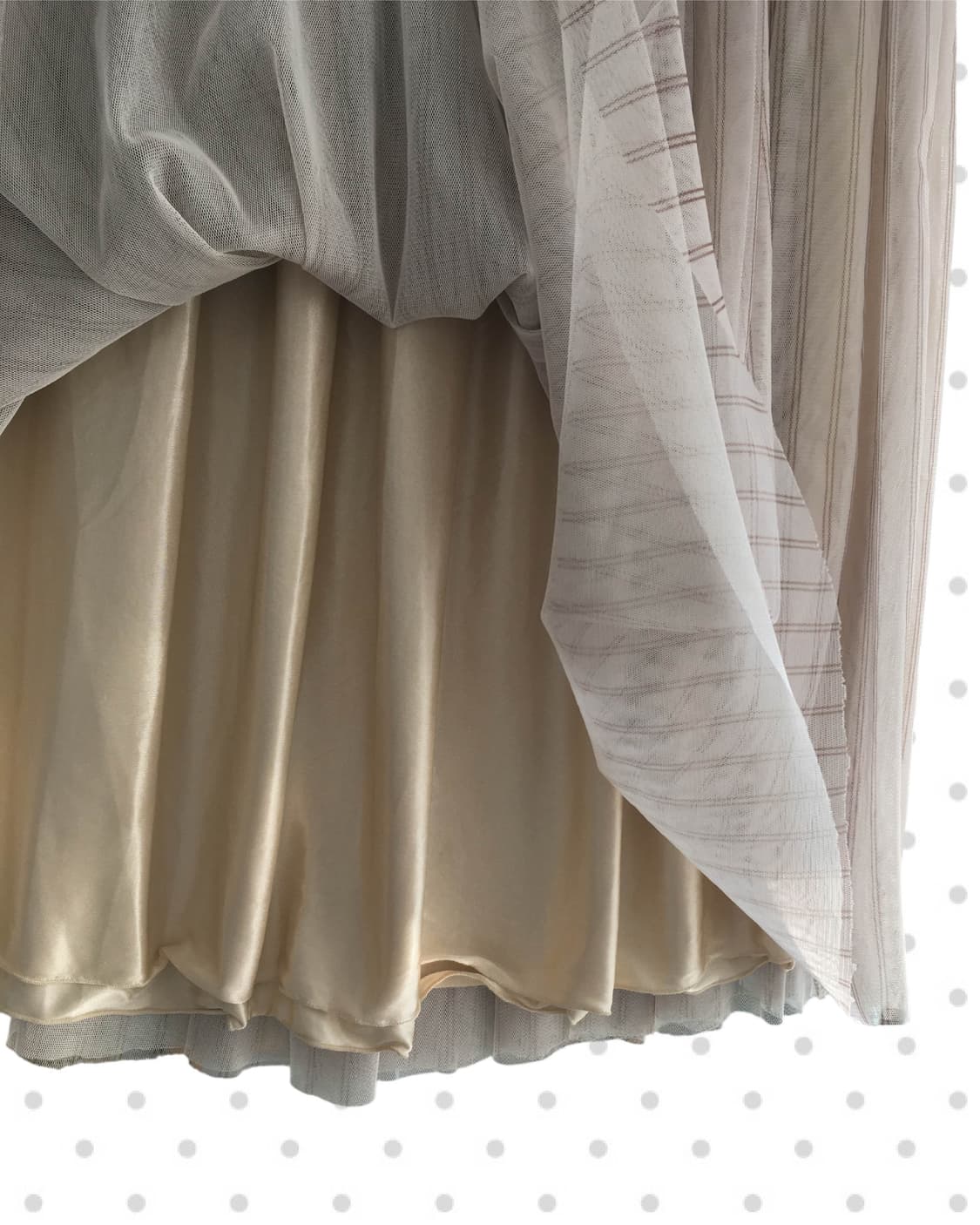 vintage tulle skirt begie 상품이미지9