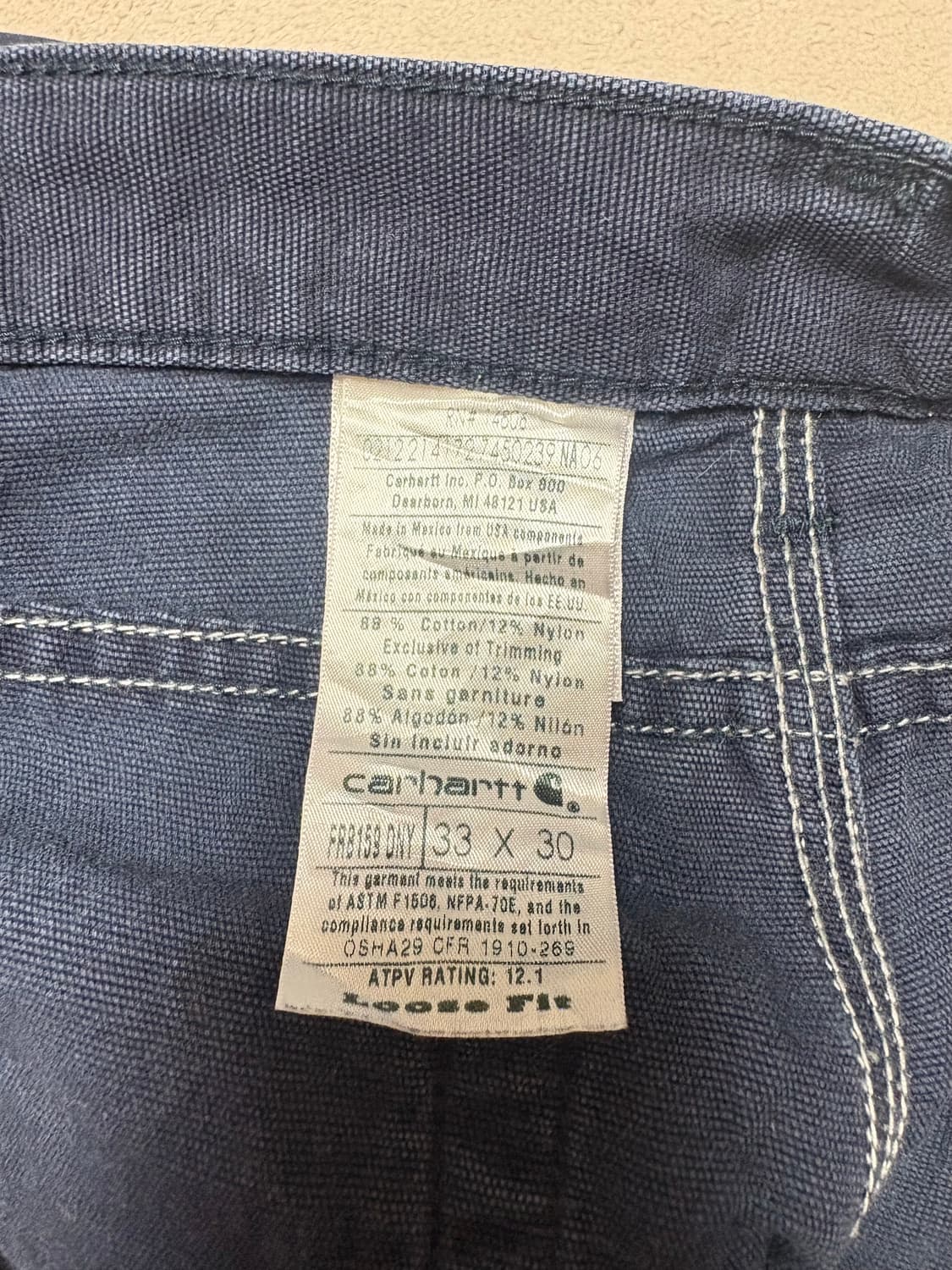 칼하트 fr b159 카펜터 DNY 팬츠 (33 x 30) 상품이미지3