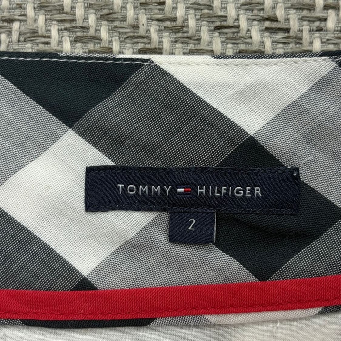타미힐피거 체크 스커트 v2714 상품이미지7