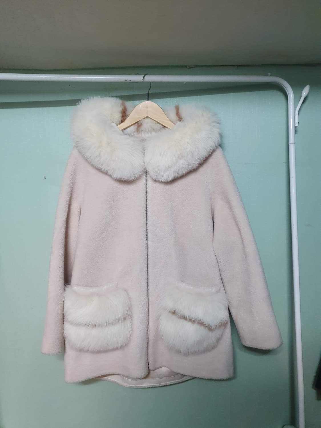 A&D 아뜰리에 사가퍼 양모 폭스 코트 95 상품이미지1