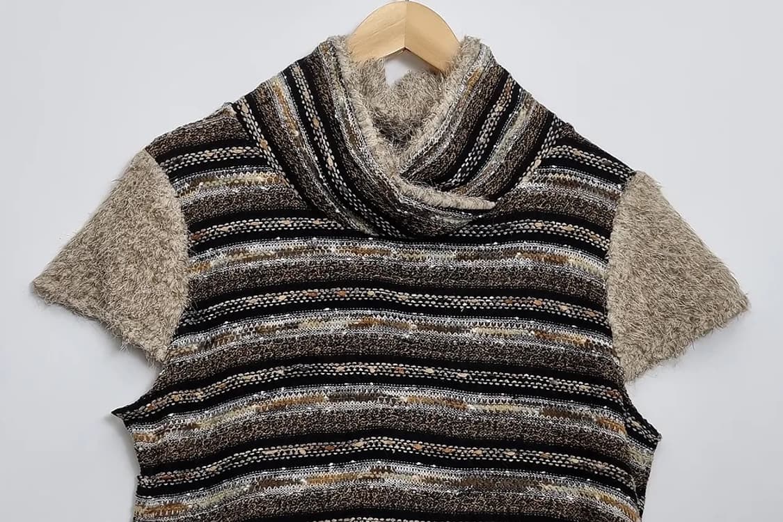 JPN 에스닉 패턴 니트 베스트 탑 상품이미지3