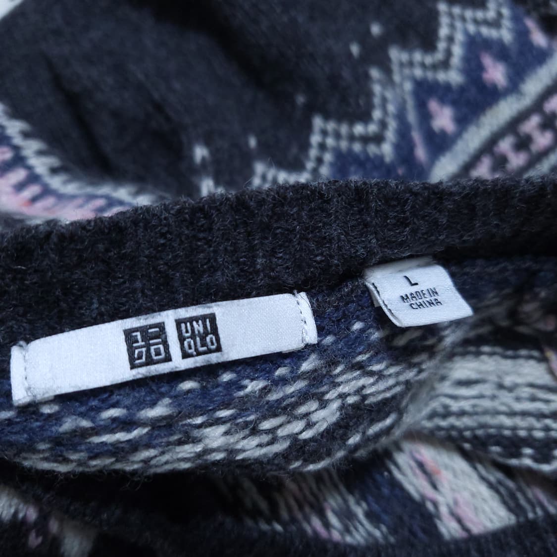 유니클로 여성 니트가디건 L 0302 뽀샤샤 상품이미지6