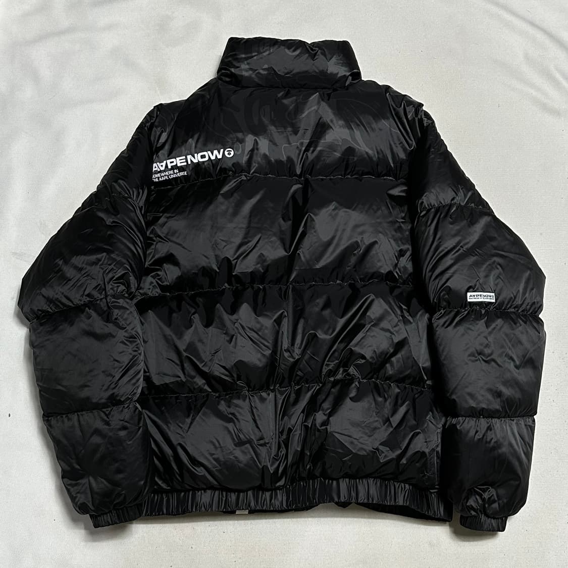 L BAPE 에이프 나우 블랙 다운 패딩 상품이미지3