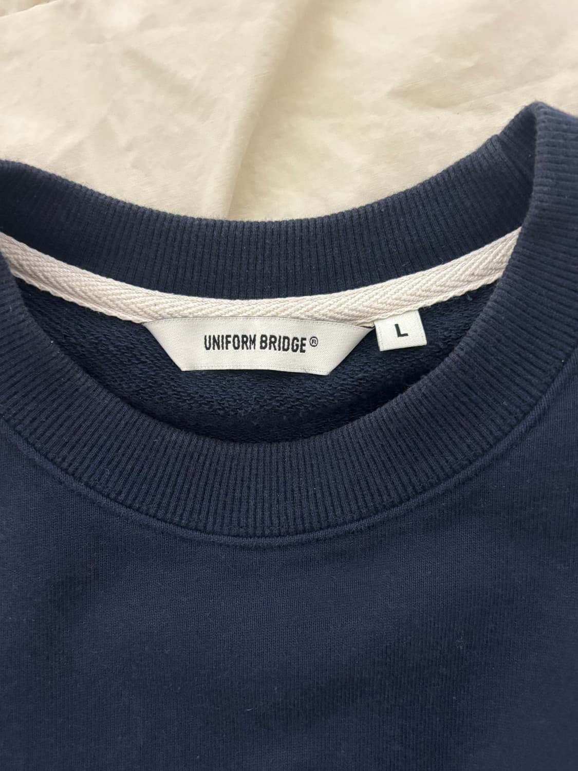 유니폼 브릿지 네이비 맨투맨 상품이미지2