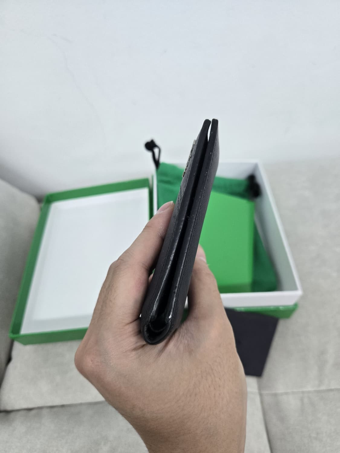 [보증서 A급]프라다 사피아노 반지갑 상품이미지4