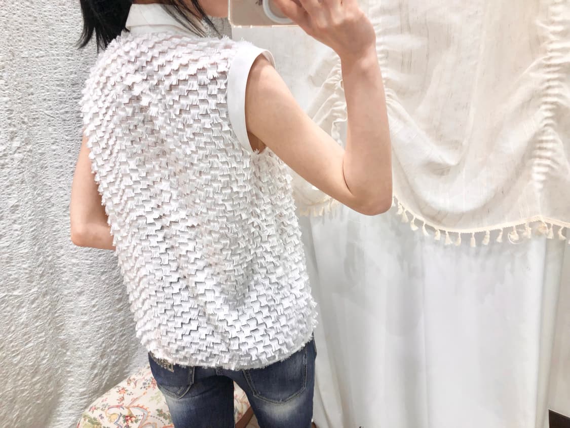 Snow Petal Sleeveless Shirt 상품이미지6